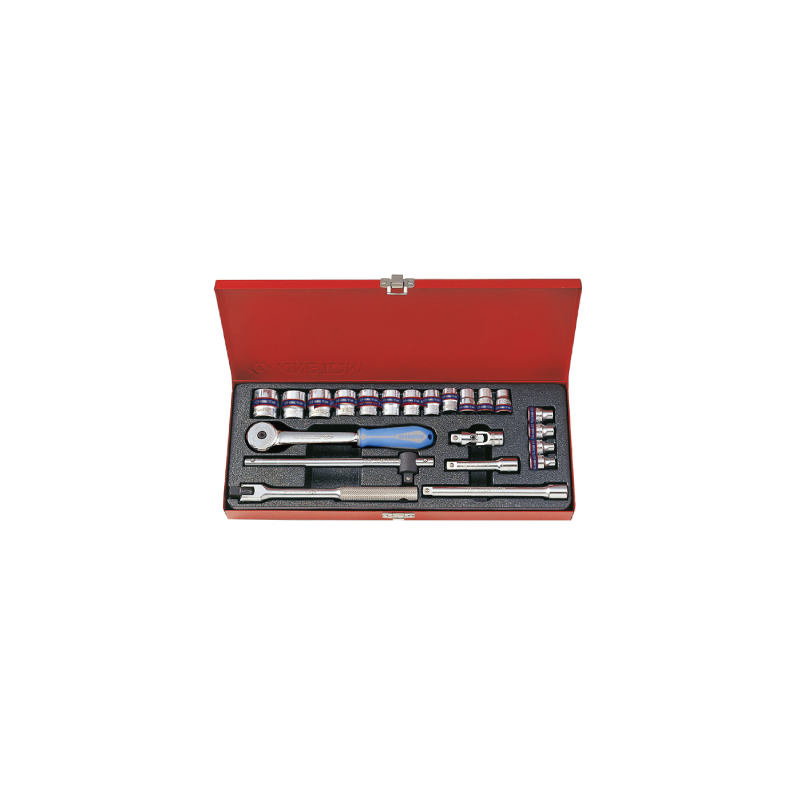 KING TONY 3/8' Socket Set 22 (un.) 3023MR04
