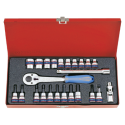 KING TONY 3/8' Socket Set 24 (un.) 3024MR