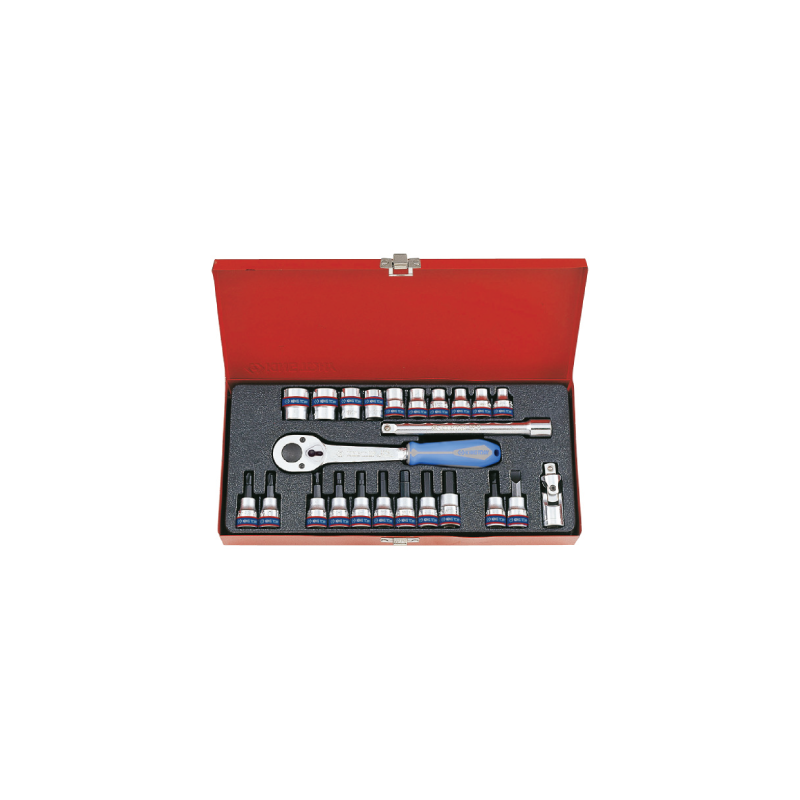 KING TONY 3/8' Socket Set 24 (un.) 3024MR KING TONY 3/8' Socket Set 24 (un.) 3024MR