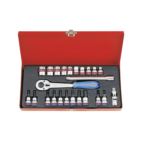 KING TONY 3/8' Socket Set 24 (un.) 3024SR