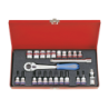 KING TONY 3/8' Socket Set 24 (un.) 3024SR