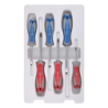KING TONY Slotted and PHILLIPS® Screwdriver Set - 6 (un.)