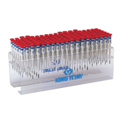 KING TONY Precision Screwdriver Set with Shelf - 144 (un.)