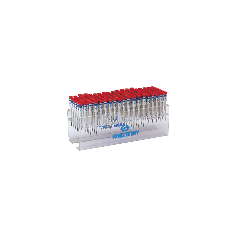 KING TONY Precision Screwdriver Set with Shelf - 144 (un.)