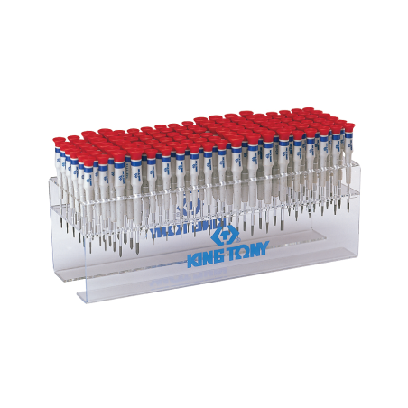 KING TONY Precision Screwdriver Set with Shelf - 144 (un.)