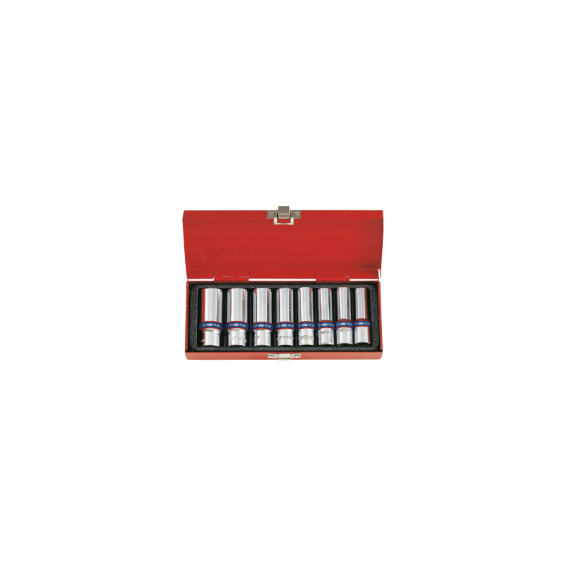 KING TONY 3/8' Socket Set - 8 (un.)