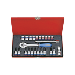 KING TONY 3/8' Socket Set 24 (un.) 3524MR
