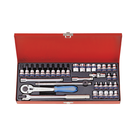 KING TONY 3/8' Socket Set 36 (un.) 3534MR