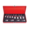 KING TONY 3/8' Flexible Crowfoot Socket Wrench & Set - 12 (un.)