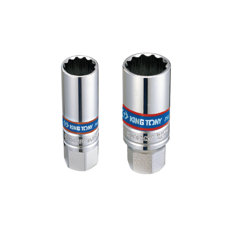 KING TONY 20.8mm Spark Plug Socket 12 Points Rubber