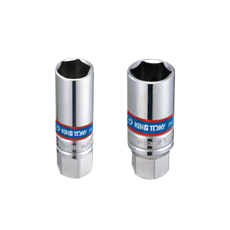 Llave de Vaso para Bujías Hexagonal Goma 16.0mm KING TONY