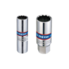 Llave de Vaso para Bujías Bi-Hexagonal con Muelle 3/8' 14 mm KING TONY
