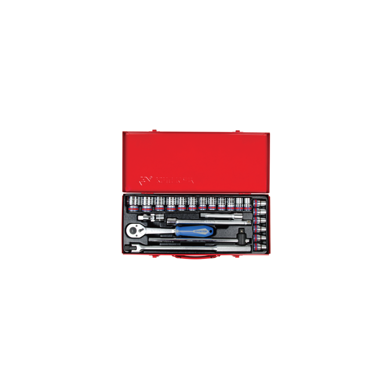 KING TONY 1/2' Socket Set 24 (un.) 4026SR03