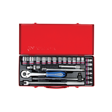 KING TONY 1/2' Socket Set 24 (un.) 4026SR03