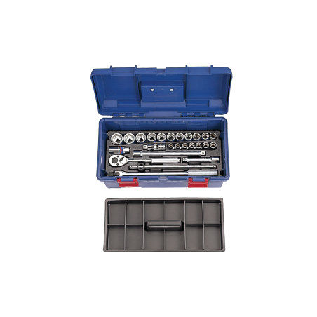 KING TONY 1/2' Socket Set with Accessories 25 (un.) 41526MR