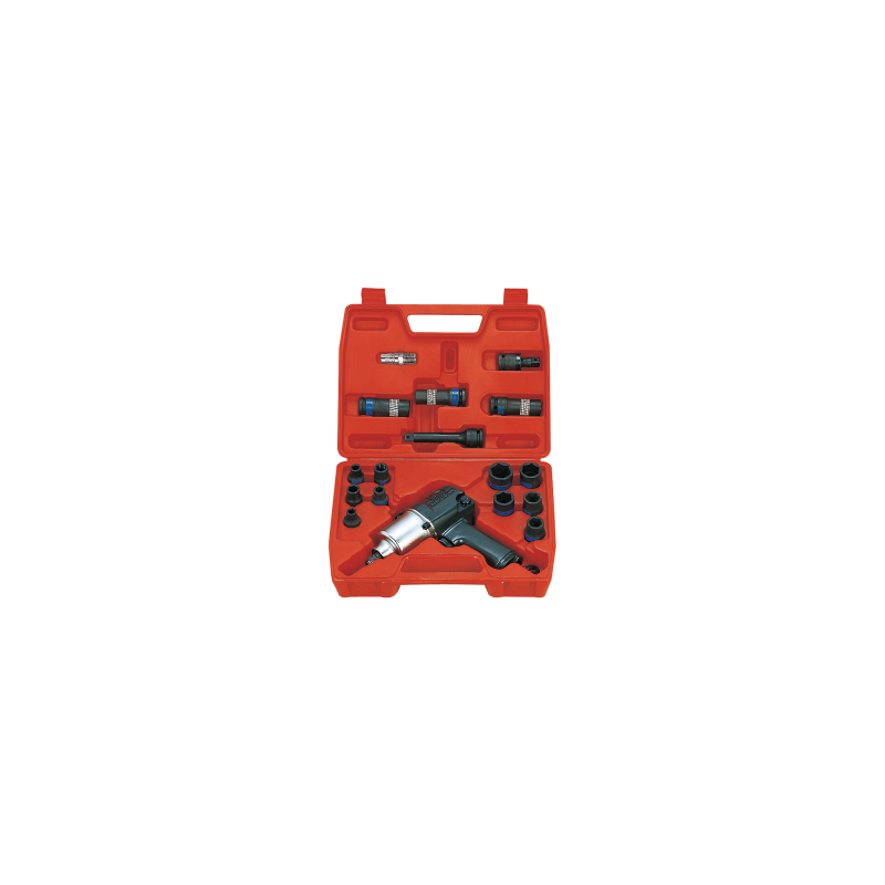KING TONY 21 Pieces 1/2” Impact Wrench Set Metric