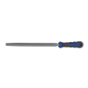 KING TONY 8 mm Triangular Second Cut File with Handle