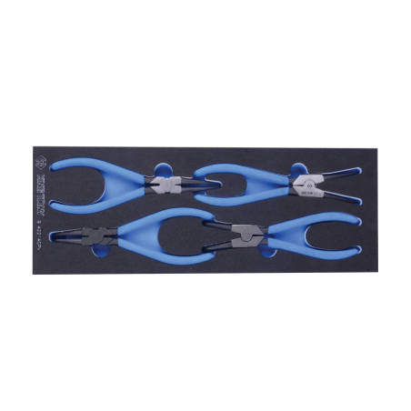 KING TONY European and Circlip Pliers Set for Tool Chest & Trolley 4 (un.)