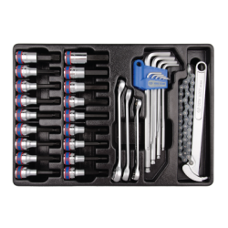 KING TONY 31 Pieces Wrenches and Hex and TORX® Bit Socket Module Set