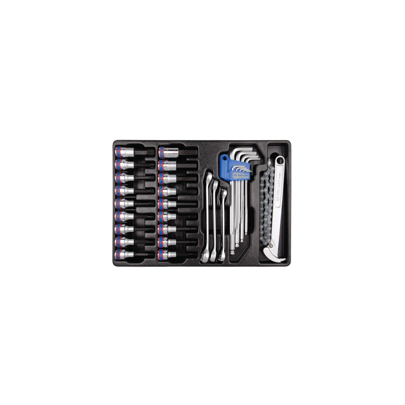 KING TONY 31 Pieces Wrenches and Hex and TORX® Bit Socket Module Set