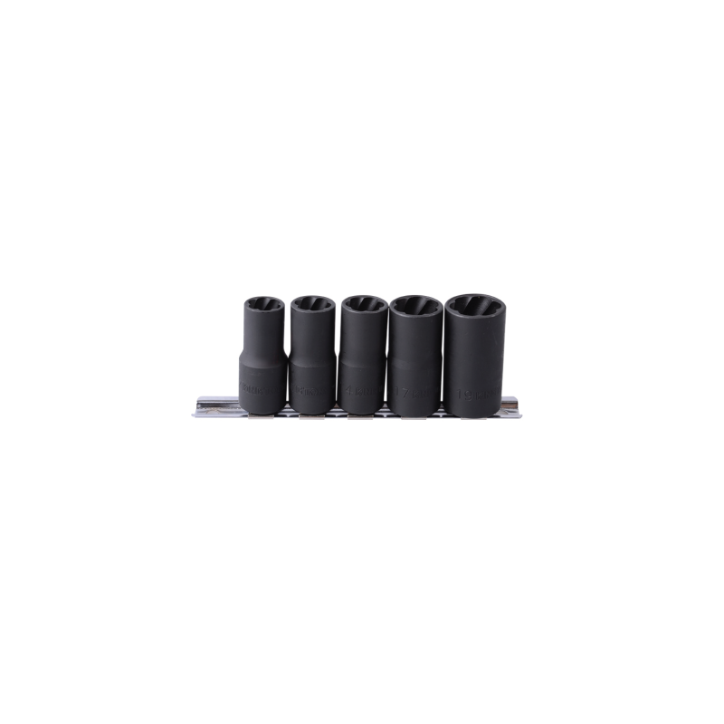 KING TONY 1/2' Damaged Nuts Remover Socket Set 5 (un.)