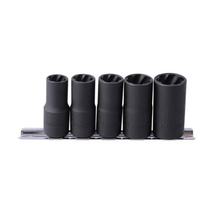 KING TONY 1/2' Damaged Nuts Remover Socket Set 5 (un.)