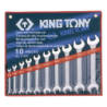 KING TONY 10 (un.) Open End Wrench Set 1110SR