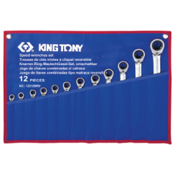 KING TONY 12 (un.) Speed Wrench Set 12212MRN