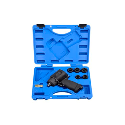 KING TONY 1/2” Impact Metric Sockets and Accessories 7 Pieces