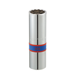 KING TONY 5/8' 16 mm 12 Points Spark Plug Socket - Magnet Inside Sleeve