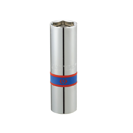 KING TONY 13/16' 20.8 mm 6 Points Spark Plug Socket - Magnetic Inside Sleeve