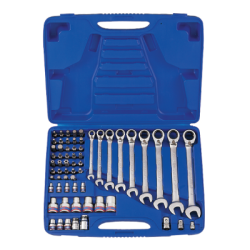 KING TONY Speed Wrench Set with TORX® Socket Set and Adapters 62 (un.) 91262MR