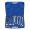 KING TONY Speed Wrench Set with TORX® Socket Set and Adapters 62 (un.) 91262MR