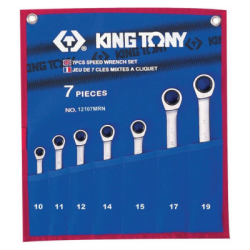 KING TONY 7 (un.) Speed Wrench Set 12107MRN