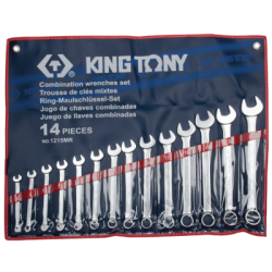 Combination Metric Wrench Set 14 Pieces KT1215MR KING TONY