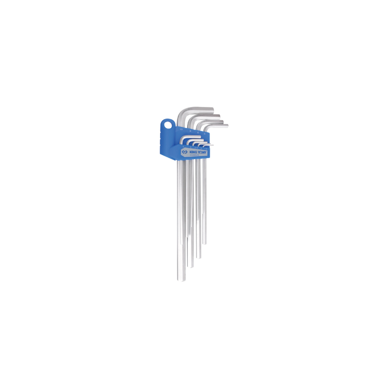 KING TONY Hex Key Set Extra Long Arm 9 Pieces