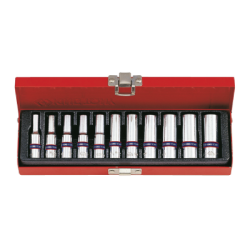 KING TONY 1/4' Socket Set Inch Size 11 (un.) 2511MR