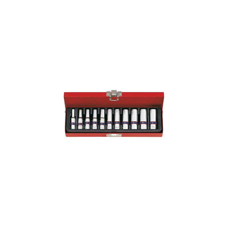 KING TONY 1/4' Socket Set Inch Size 11 (un.) 2511MR KING TONY 1/4' Socket Set Inch Size 11 (un.) 2511MR