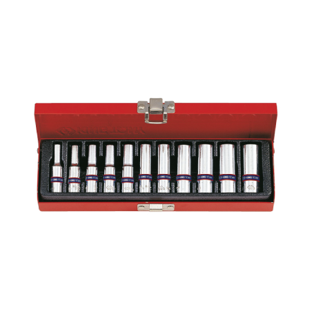 KING TONY 1/4' Socket Set Inch Size 11 (un.) 2511MR