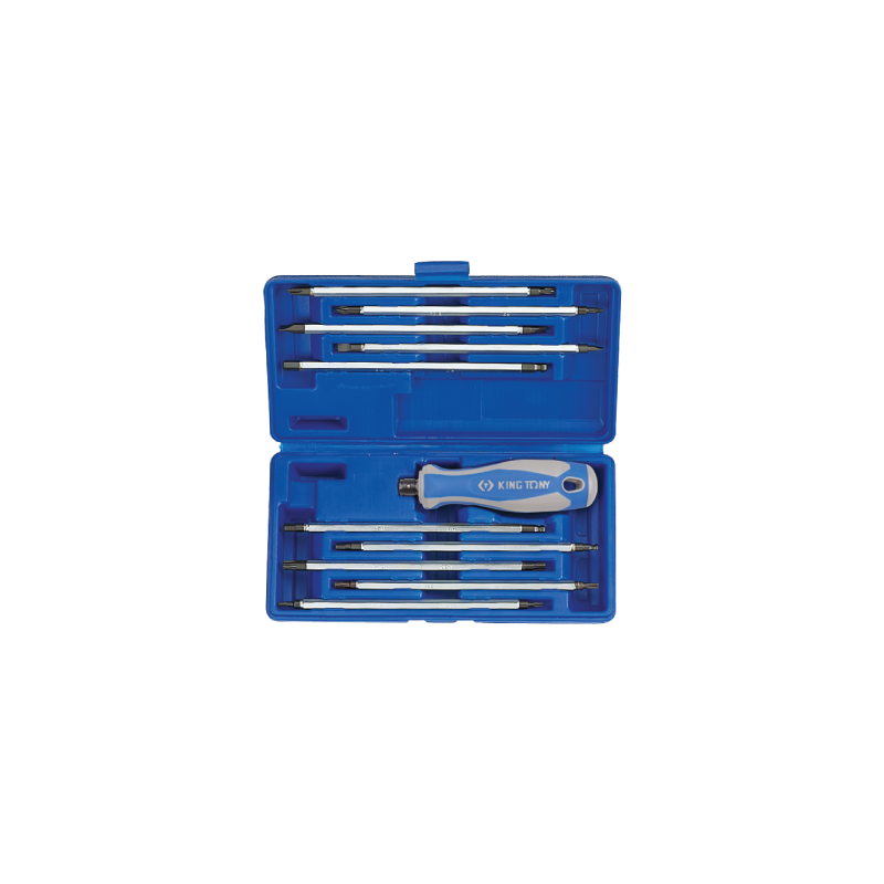 KING TONY Reversible Screwdriver Set 18MR 11 Pieces