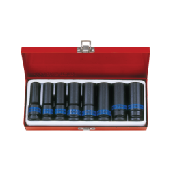 KING TONY 1/2” Impact Socket Set Internal Hexagon Metric Size 8 (un.)
