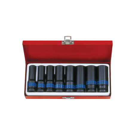 KING TONY 1/2” Impact Socket Set Internal Hexagon Metric Size 8 (un.)