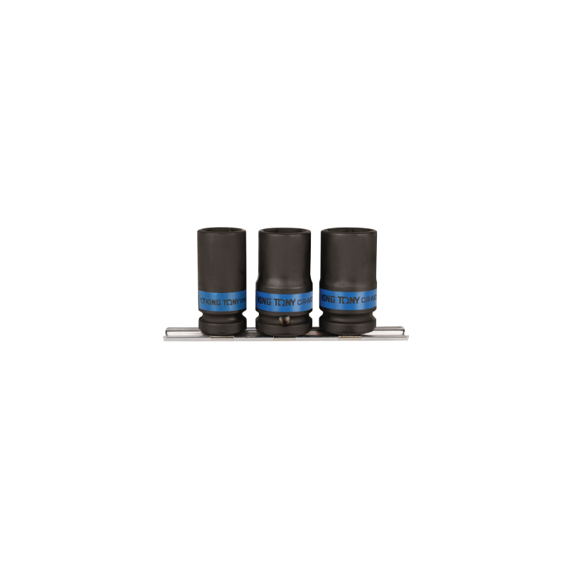 Juego de Llaves de Impacto 1/2” DR. con Punta Hexagonal 3 Piezas KING TONY Juego de Llaves de Impacto 1/2” DR. con Punta Hexagonal 3 Piezas KING TONY