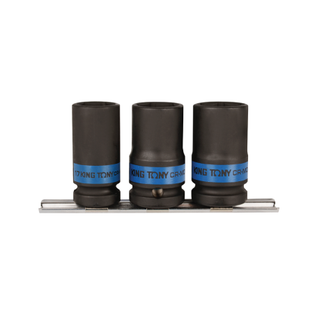 Juego de Llaves de Impacto 1/2” DR. con Punta Hexagonal 3 Piezas KING TONY