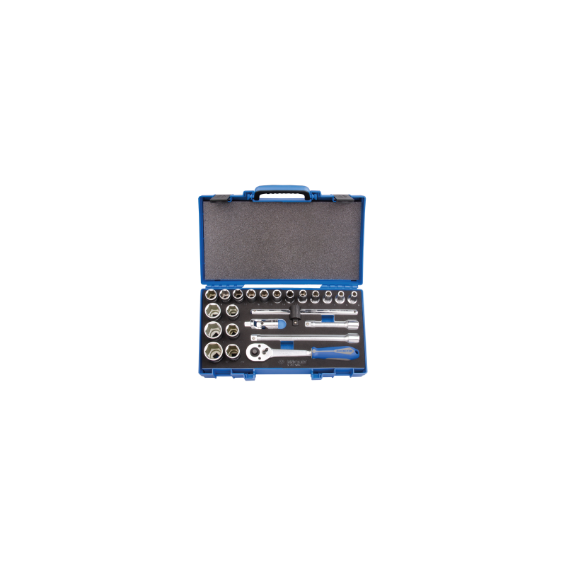 KING TONY 1/2' Socket Set 23 (un.) 4523MRV01