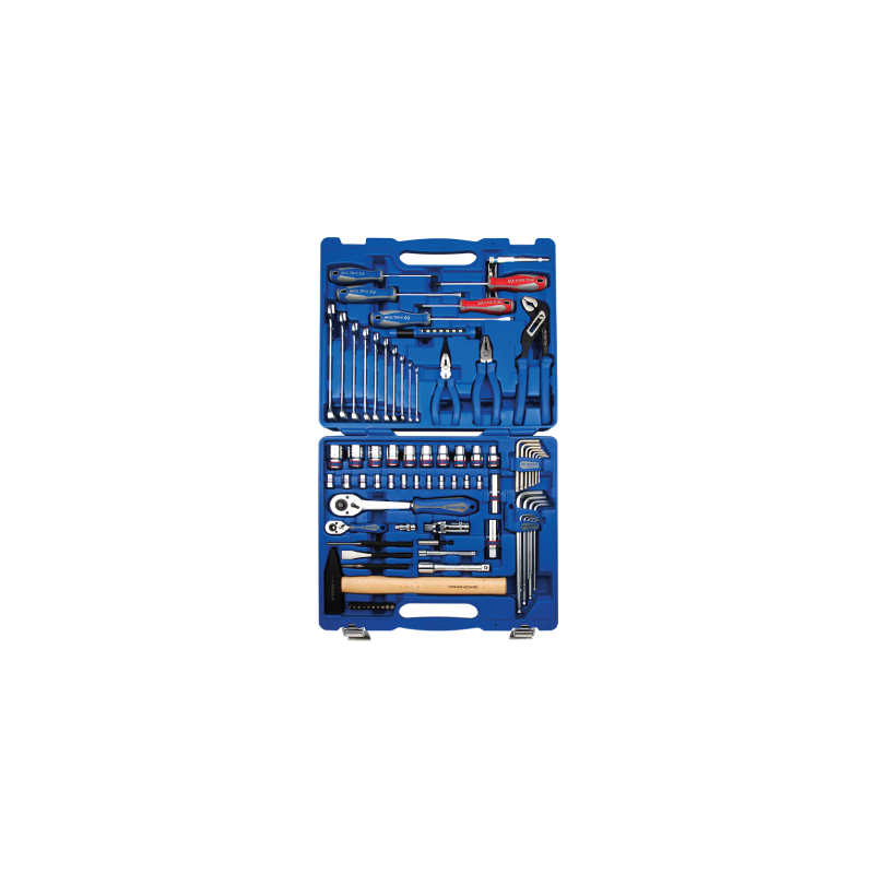 KING TONY 1/4'+ 1/2' Socket Set 77 (un.)