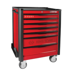 KING TONY Bumper + Tool Trolley Red