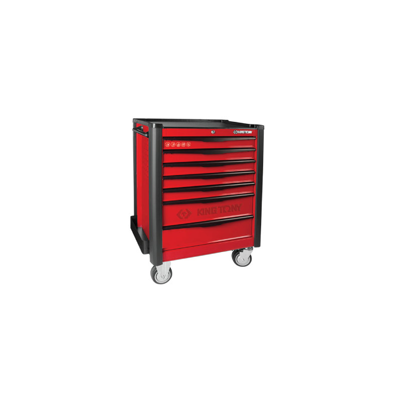 KING TONY Bumper + Tool Trolley Red