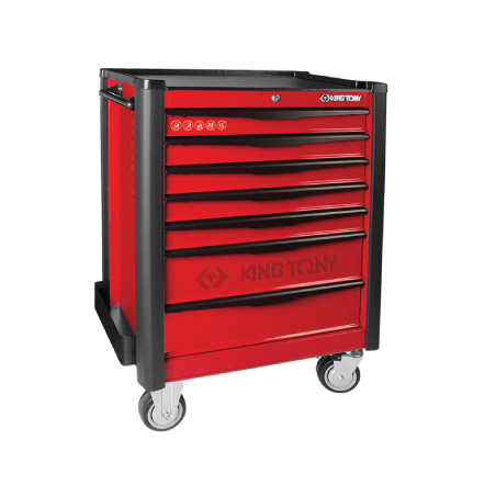 KING TONY Bumper + Tool Trolley Red