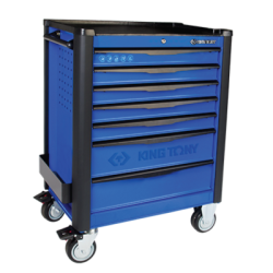 KING TONY Bumper + Tool Trolley Blue